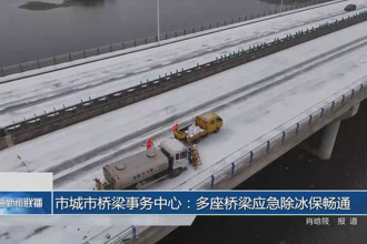 常德市城市桥梁事务中心：多座桥梁应急除冰保畅通