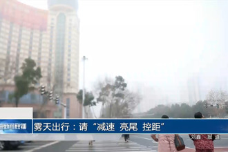 雾天出行：请“减速 亮尾 控距”