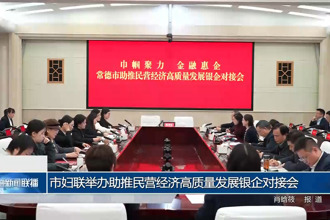 常德市妇联举办助推民营经济高质量发展银企对接会