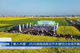 “春入木塘”2026湖南油菜花节木塘垸分会场开幕