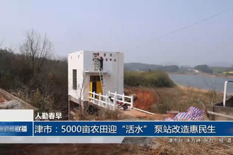 津市：5000亩农田迎“活水” 泵站改造惠民生