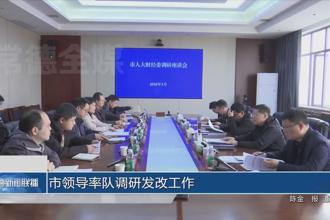 市领导率队调研发改工作