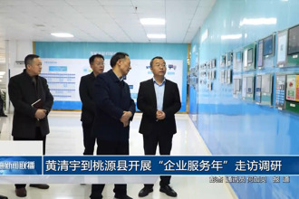 黄清宇到桃源县开展“企业服务年”走访调研