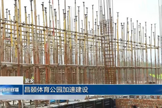 安乡：昌颐体育公园加速建设