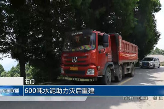 石门：600吨水泥助力灾后重建