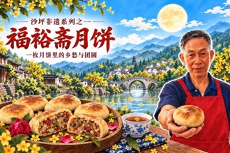 【文旅】沙坪访非遗——福裕斋月饼，老手艺里的乡愁