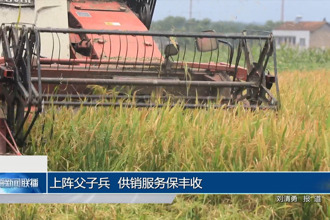 上阵父子兵 供销服务保丰收